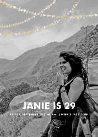 Streamer Shapes (Photo) - Birthday Invitation by Paperless Post