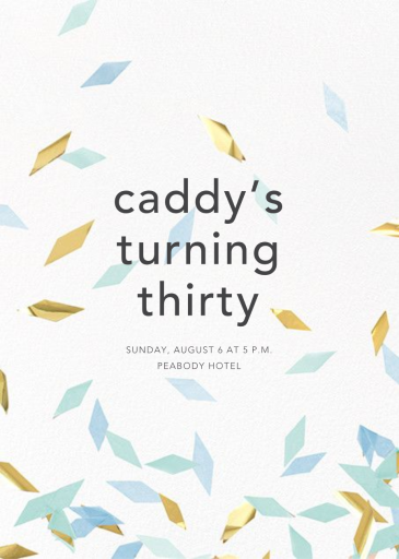 Flutter - Birthday Invitation by CONFETTISYSTEM