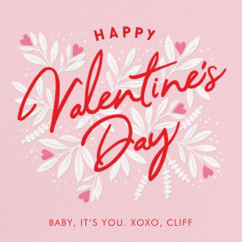 Sweet Leaves - Valentine's Day Card by Paperless Post