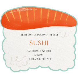 Sushi (Novelty) by Paperless Post