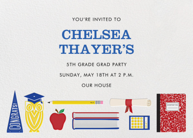 Grad Get-together - Celebration Invitation by Jonathan Adler