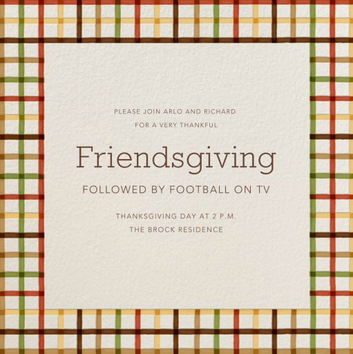 Tattersall - Party Invitation by Paperless Post