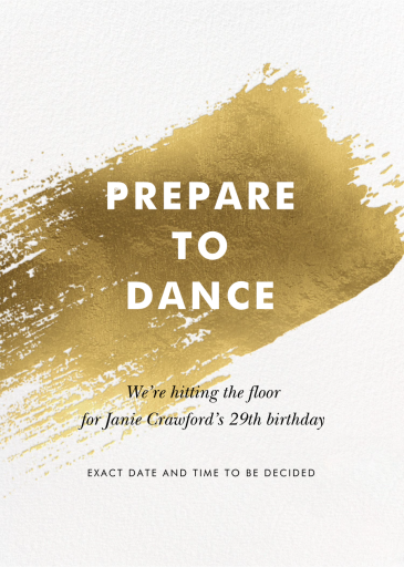 Modern Brushstroke by Paperless Post