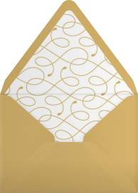 Pinstripe Numerals - Paperless Post Envelope
