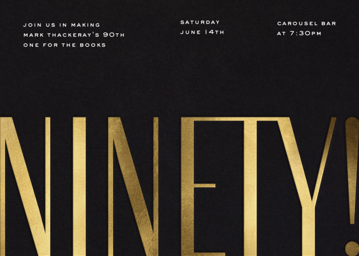 Living Large - Birthday Invitation by Paperless Post