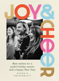 Colorful Cheer - Business Holiday Card by Paperless Post