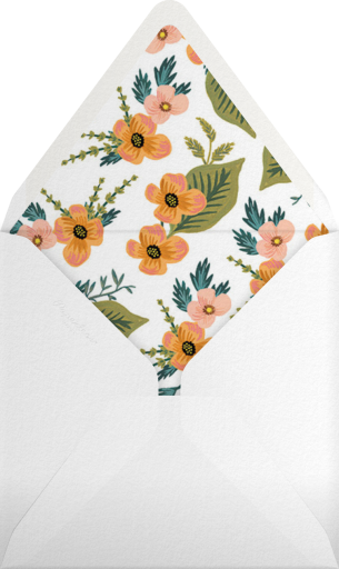 October Herbarium (Photo Save the Date) - Rifle Paper Co. Envelope