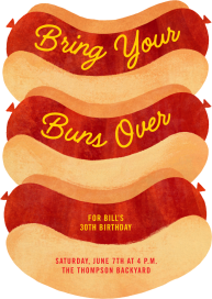 Bring Your Buns Over - Birthday Invitation by Paperless Post