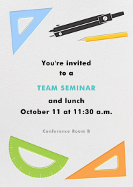 Geometry Tools - Seminar Invitation by Paperless Post