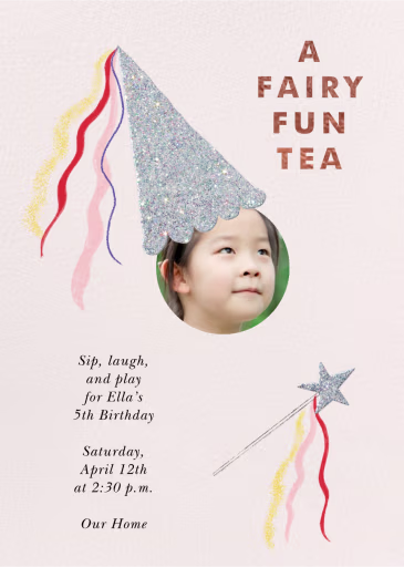 Princess Sparkle - Birthday Invitation by Carolyn Suzuki Studio
