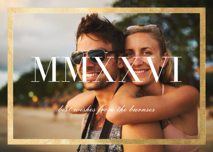 Foiled Frame Photo - Greeting Card by Paperless Post