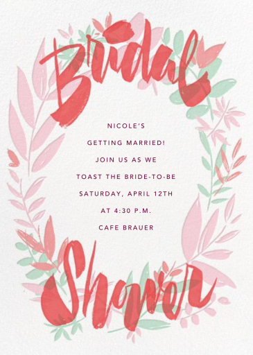 Bridal Bower - Invitation by Paperless Post