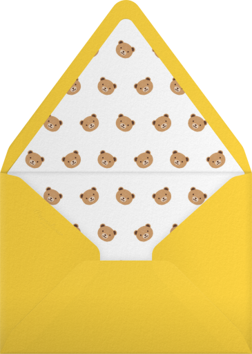 Honey Bear - Paperless Post Envelope