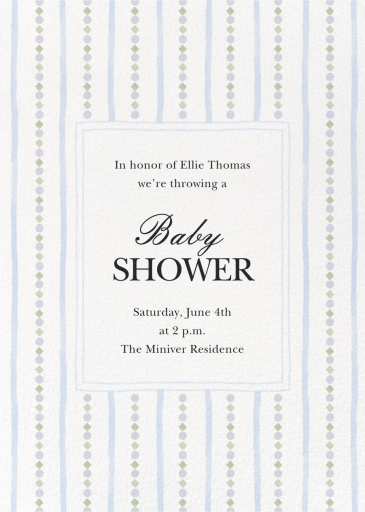 Beaded Curtain - Baby Shower Invitation by Paperless Post