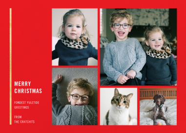 Carreaux - Christmas Card by Paperless Post