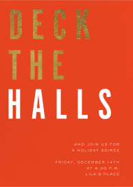 Bold in Gold by Paperless Post