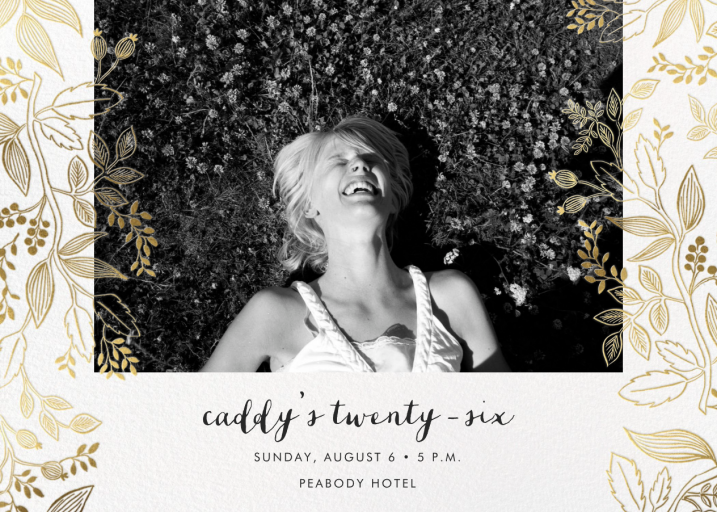 Queen Anne Photo (Horizontal) - Invitation by Rifle Paper Co.