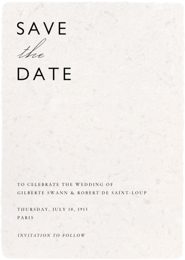 Around the Edges - Save the Date by Paperless Post