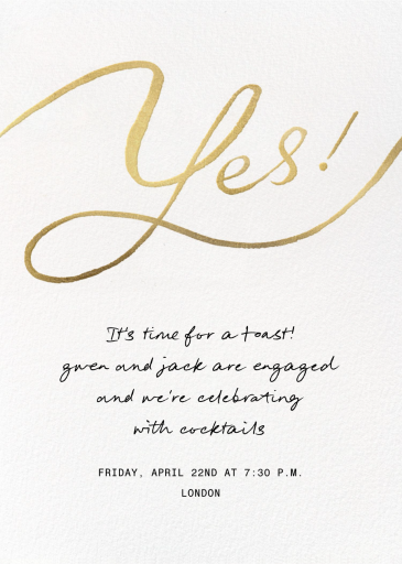 A Million Times - Invitation by Paperless Post