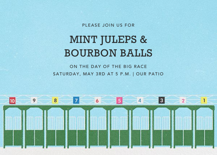 Starting Gate - Sports Invitation by Paperless Post