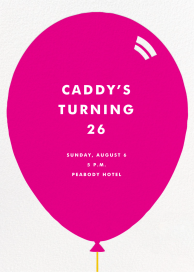 Red Balloon - Birthday Invitation by Paperless Post