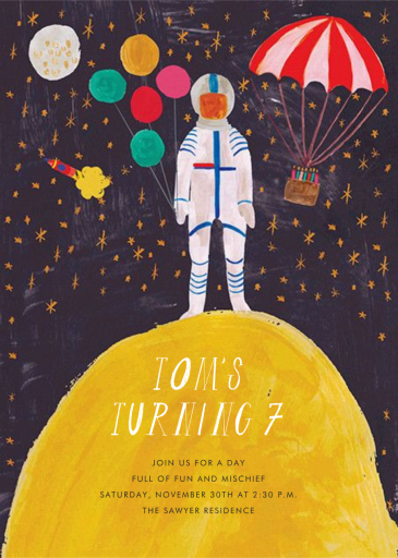 Three, Two, One - Birthday Invitation by Mr. Boddington's Studio