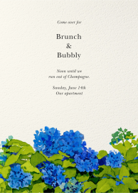 Hydrangea Season - Mother's Day Invitation by Felix Doolittle