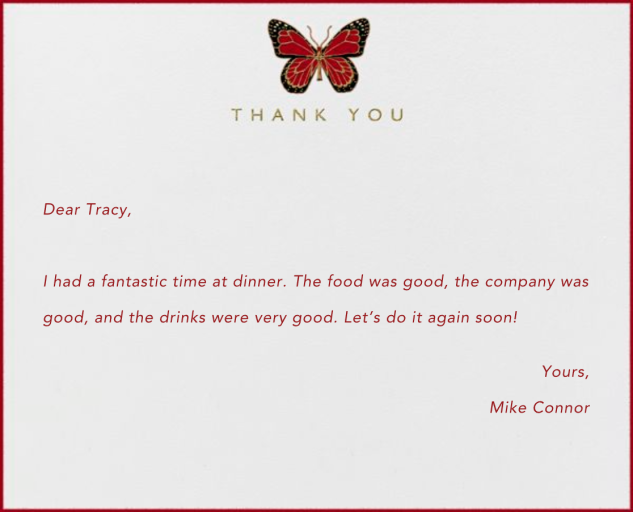 Butterfly Thank You - Stationery by Paperless Post