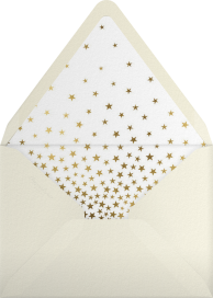 Starry Golden Tree - Paperless Post Envelope