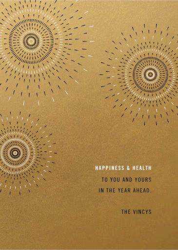 Firework - New Year's Card by Paperless Post
