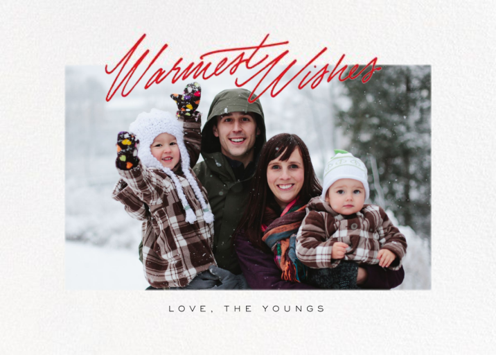 Inscribed - Holiday Card by Paperless Post