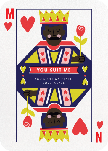Well-Suited - Valentine's Day Card by Cheree Berry Paper & Design