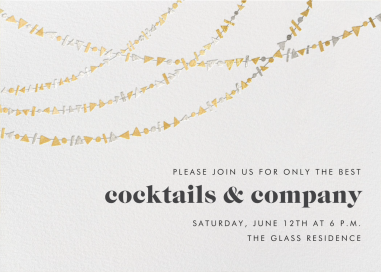 Streamer Shapes - Birthday Invitation by Paperless Post