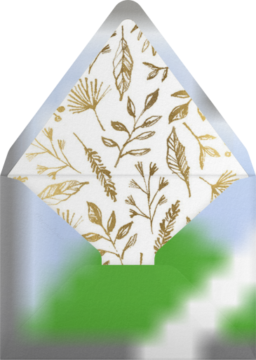 Watercolor Turkey - Paperless Post Envelope