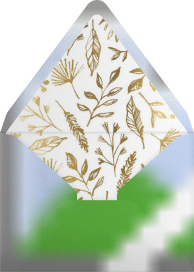 Watercolor Turkey - Paperless Post Envelope