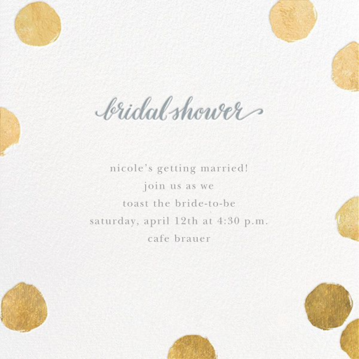 Big Dot Bridal - Bridal Shower Invitation by Sugar Paper