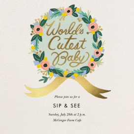 World's Cutest Baby - Baby Shower Invitation by Rifle Paper Co.