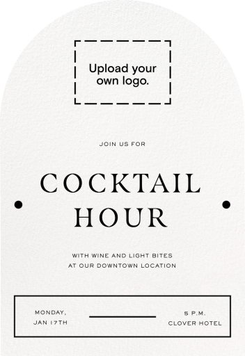 Arch Cutout (Customizable Template) - Happy Hour Invitation by Paperless Post