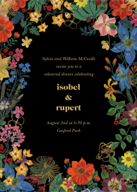 En Fleurs - Rehearsal Dinner Invitation by Nathalie Lété