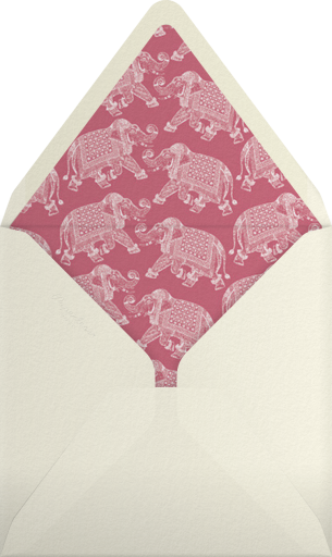 Engraved Elephant - Bernard Maisner Envelope