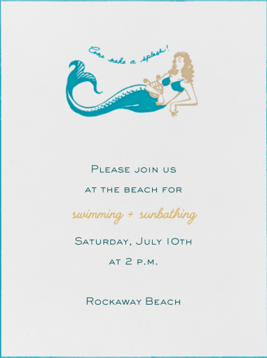 Mermaid by Paperless Post