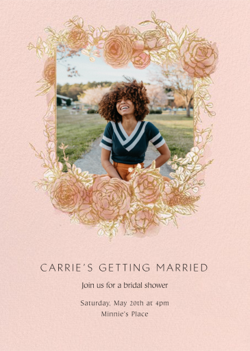 Blooming Frame - Invitation by Paperless Post