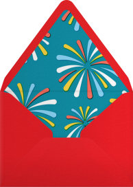 Flags and Fanfare - Paperless Post Envelope