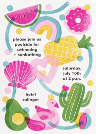 Pool Floats - Summer Party Invitation by Paperless Post