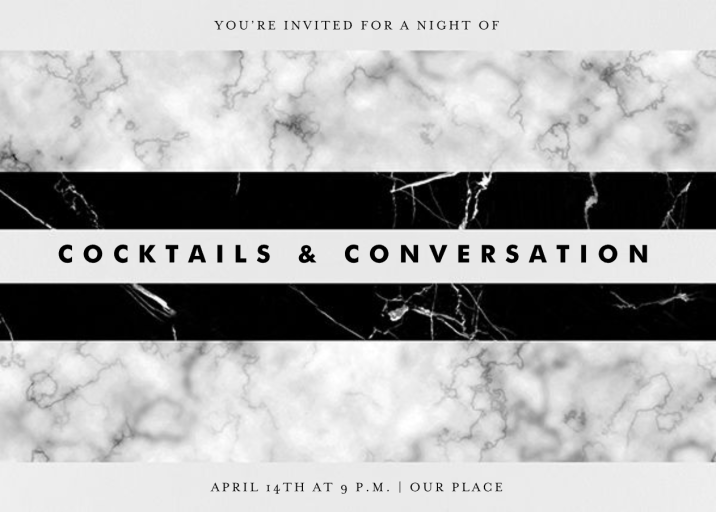 Marble Duo by Paperless Post