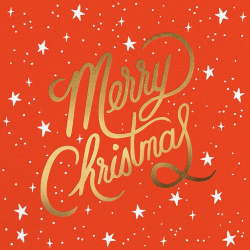 Merry Christmas Script - Christmas Card by Rifle Paper Co.