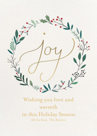 Happy Holly - Holiday Card by Little Cube