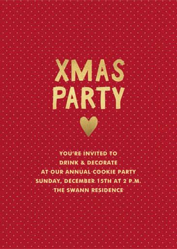 Xmas Heart by Sugar Paper