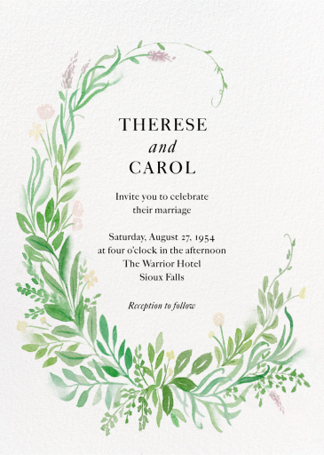 Floral Arc - Wedding Invitation by Paperless Post