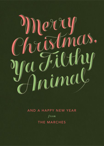 Home Alone On Christmas - Christmas Card by Paperless Post